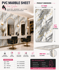 4 × 8 FT PVC Marble Sheet Bedroom - 25609
