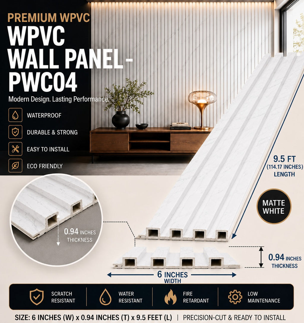 6 × 114.17 inches WPVC Wall Panel – PWC04