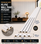 6 × 114.17 inches PS-PVC Wall Panel – PS15201